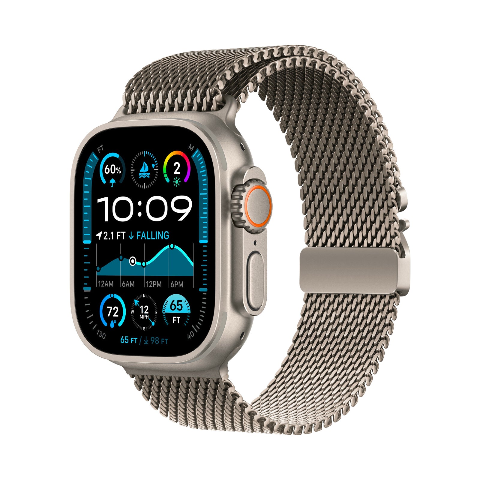 Titanium Milanese Loop