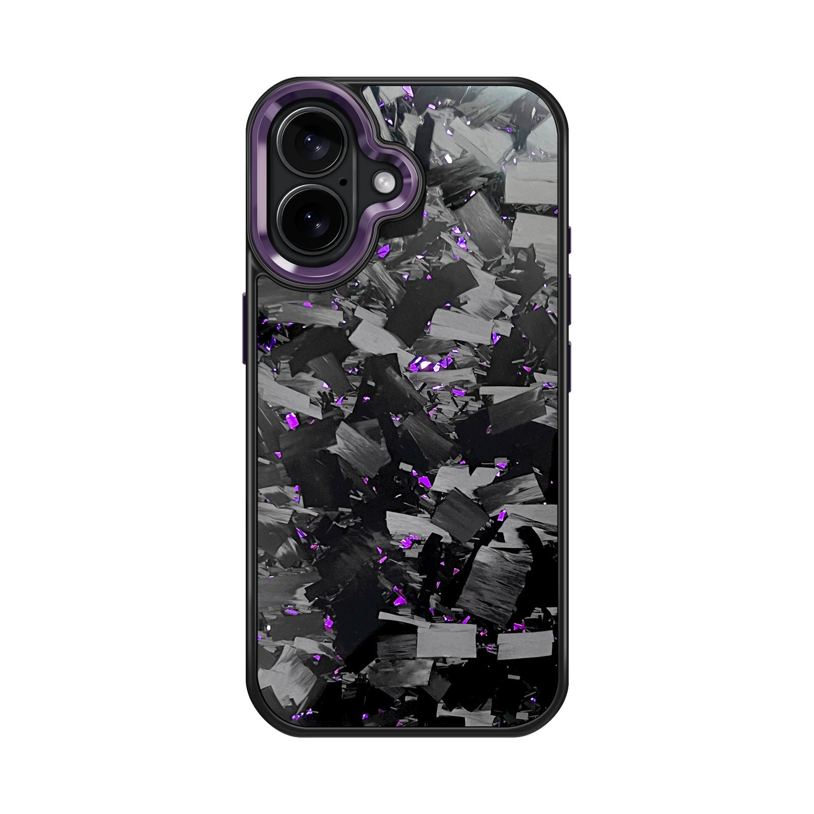 Forged Carbon Fiber iPhone 16 MagSafe Case | Large Fragments
