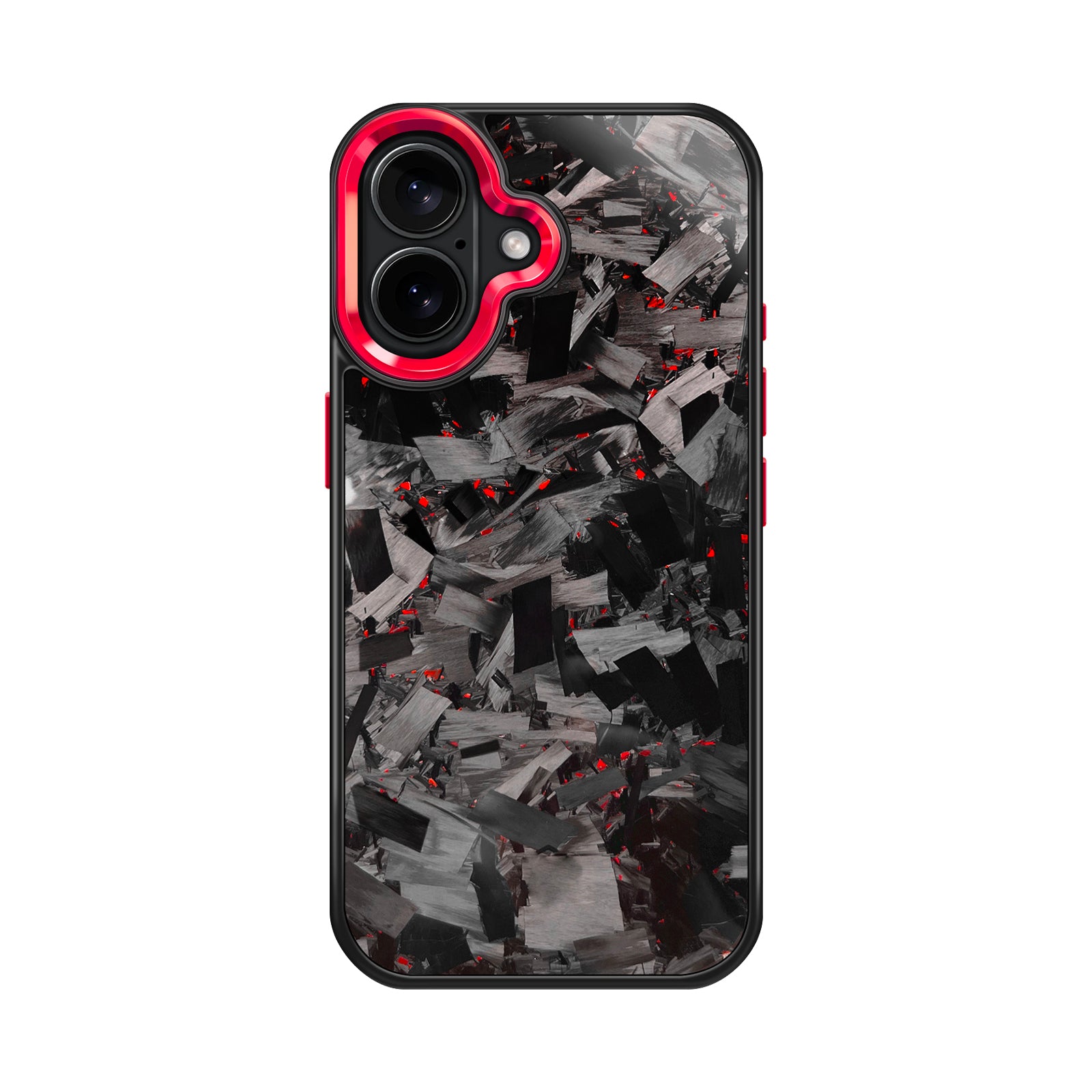 Forged Carbon Fiber iPhone 16 MagSafe Case | Large Fragments