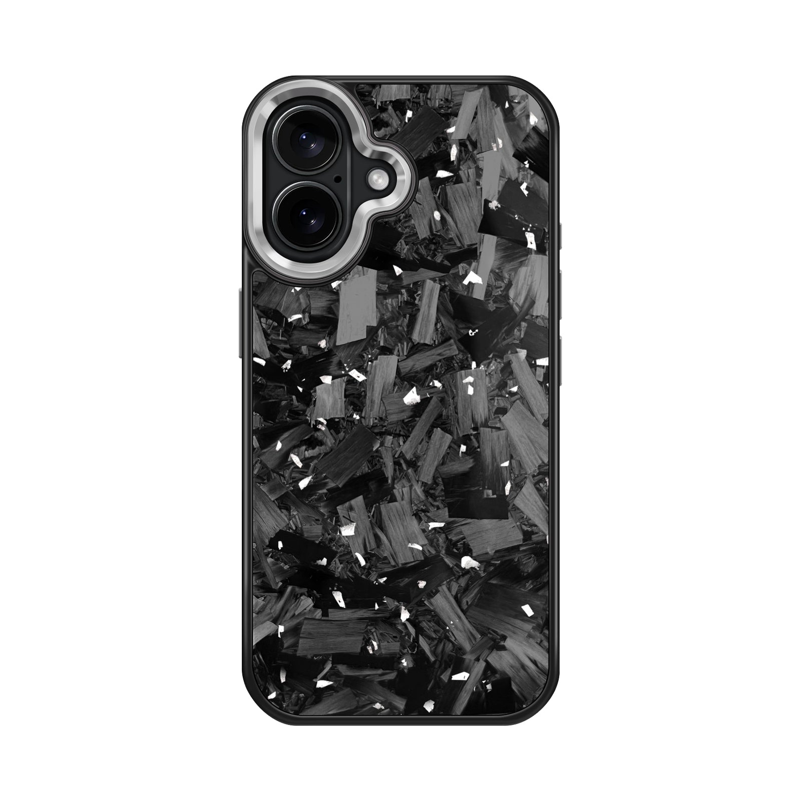 Forged Carbon Fiber iPhone 16 MagSafe Case | Large Fragments