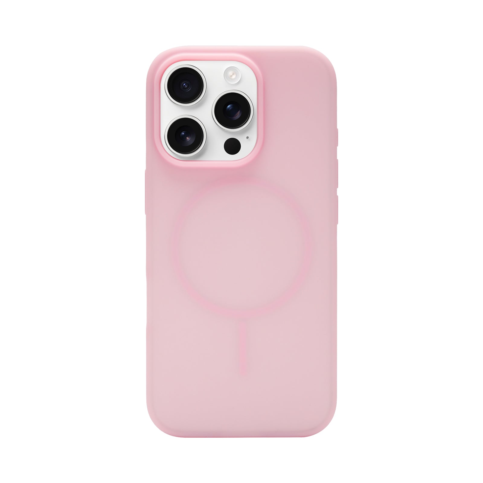 Semi Clear Silicone iPhone Case with MagSafe