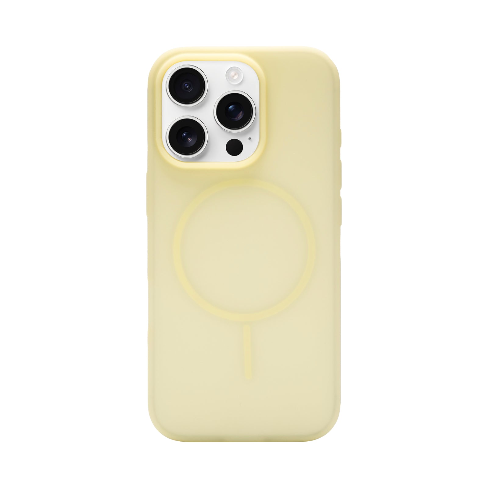 Semi Clear Silicone iPhone Case with MagSafe