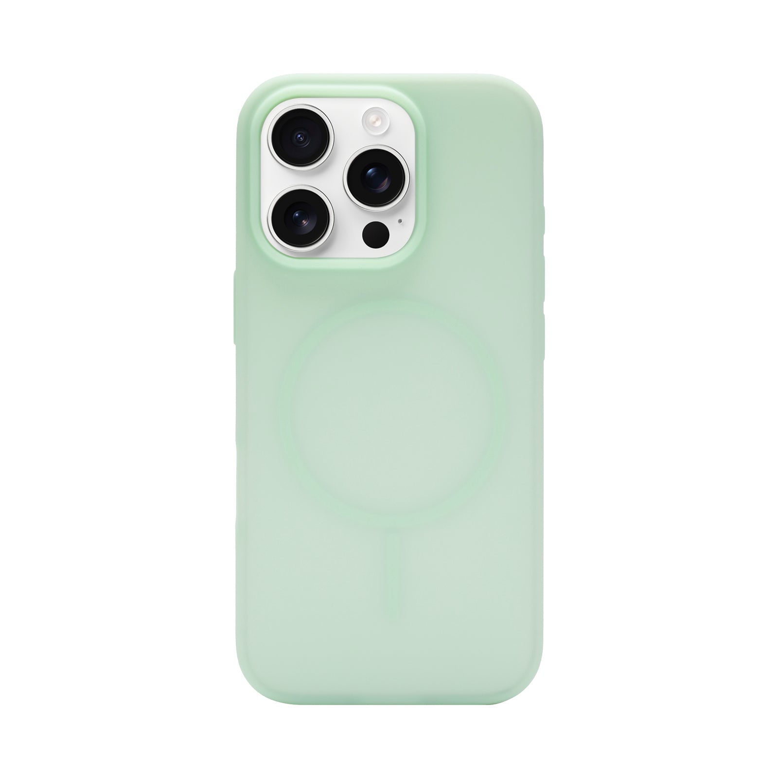 Semi Clear Silicone iPhone Case with MagSafe