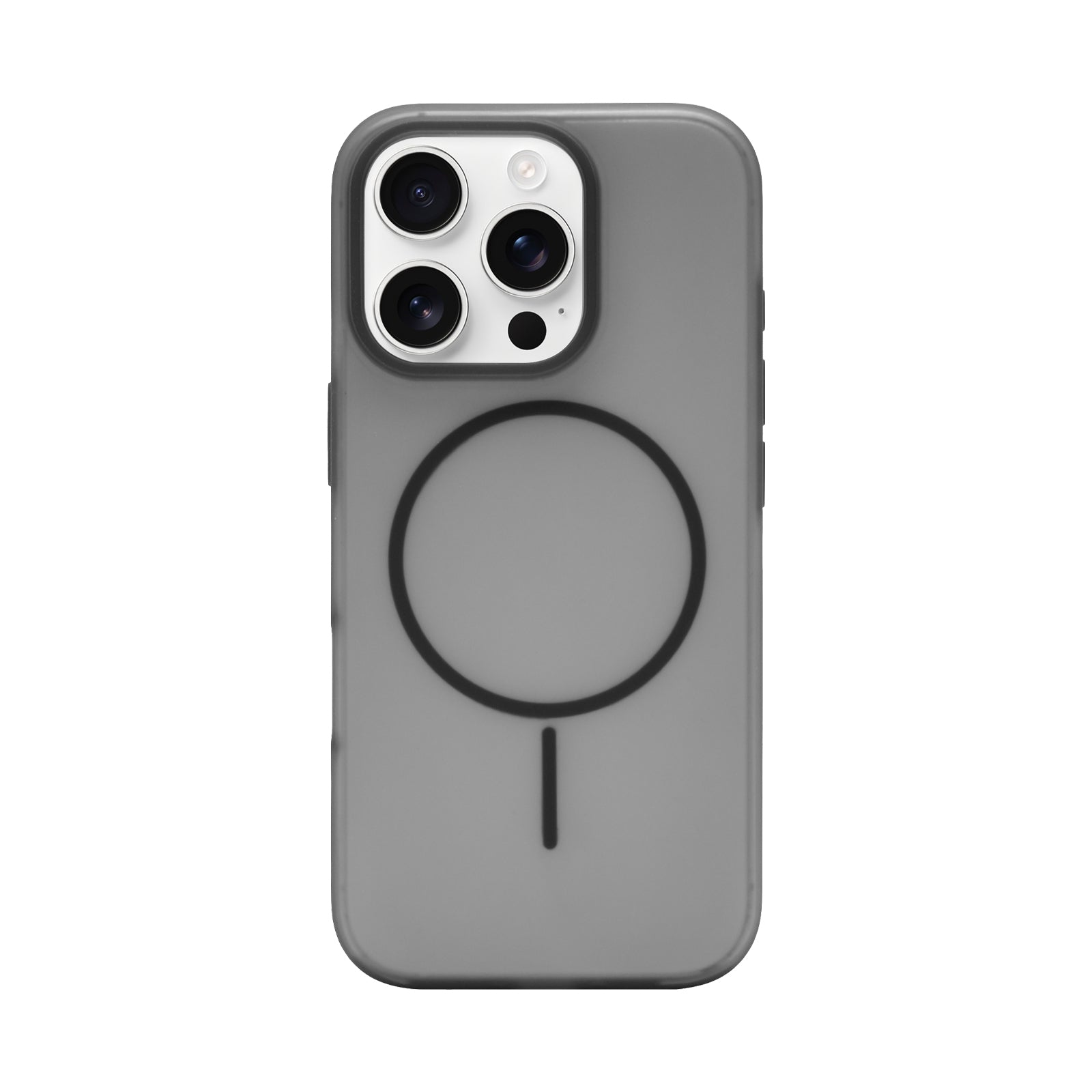 Semi Clear Silicone iPhone Case with MagSafe